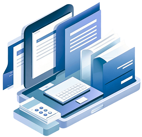 Document Management Illustration
